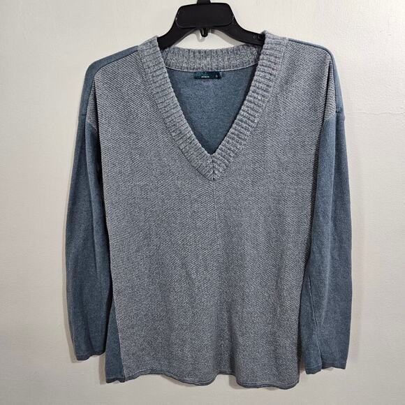 Prana Sweaters - prAna Organic 100% Cotton Cedros Blue V-Neck Sweater Tunic. Size M